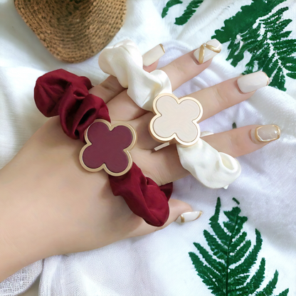 2PC Cute Scrunchy Hairtie Bracelet