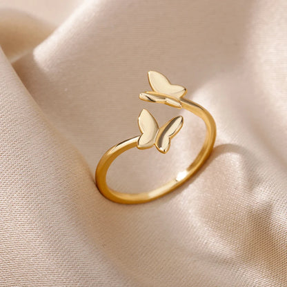 Open Butterfly Ring