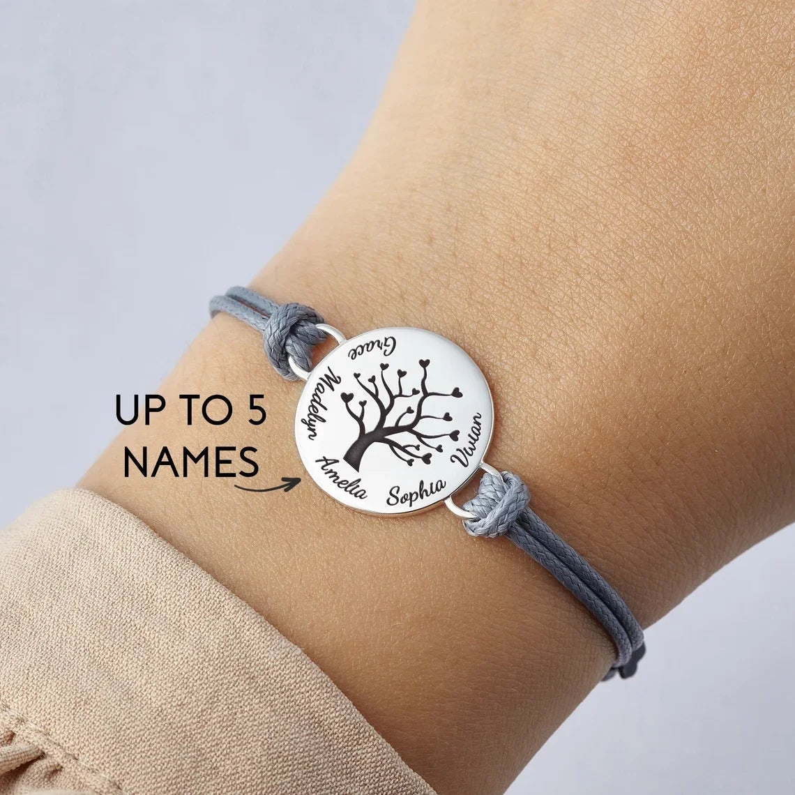 Custom Family Tree Bracelet