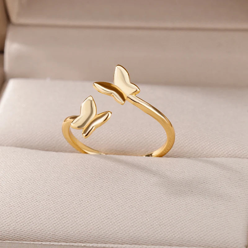 Open Butterfly Ring