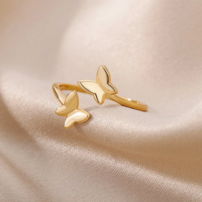 Open Butterfly Ring