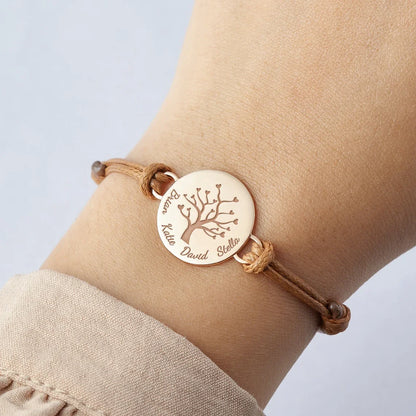 Custom Family Tree Bracelet