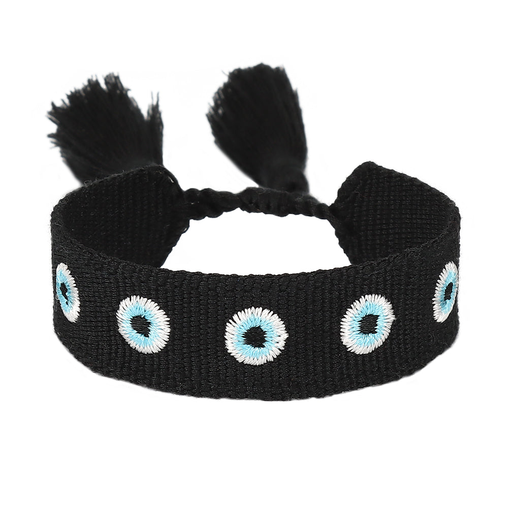 Adjustable Woven Evil Eye Bracelets