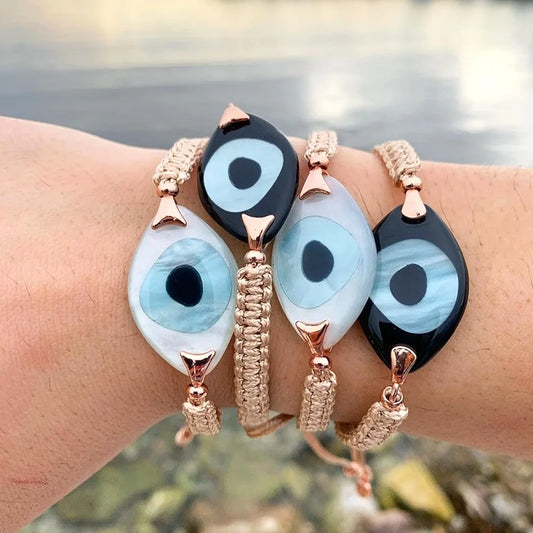 Braided Evil Eye Friendship Bracelets