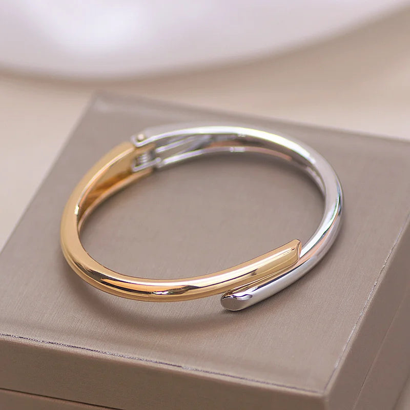 Simple Round Open Bangle