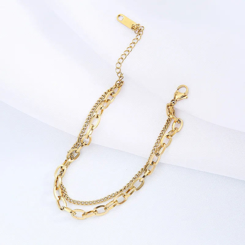 Stylish Multilayer Chain Bracelet