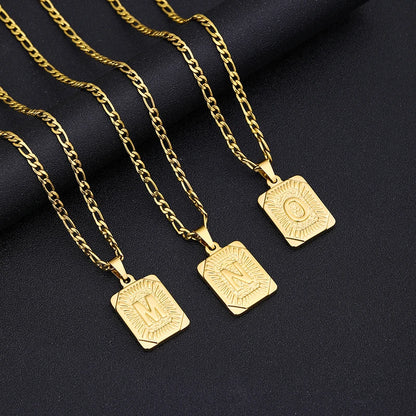 Initial Letter Tarot Necklace