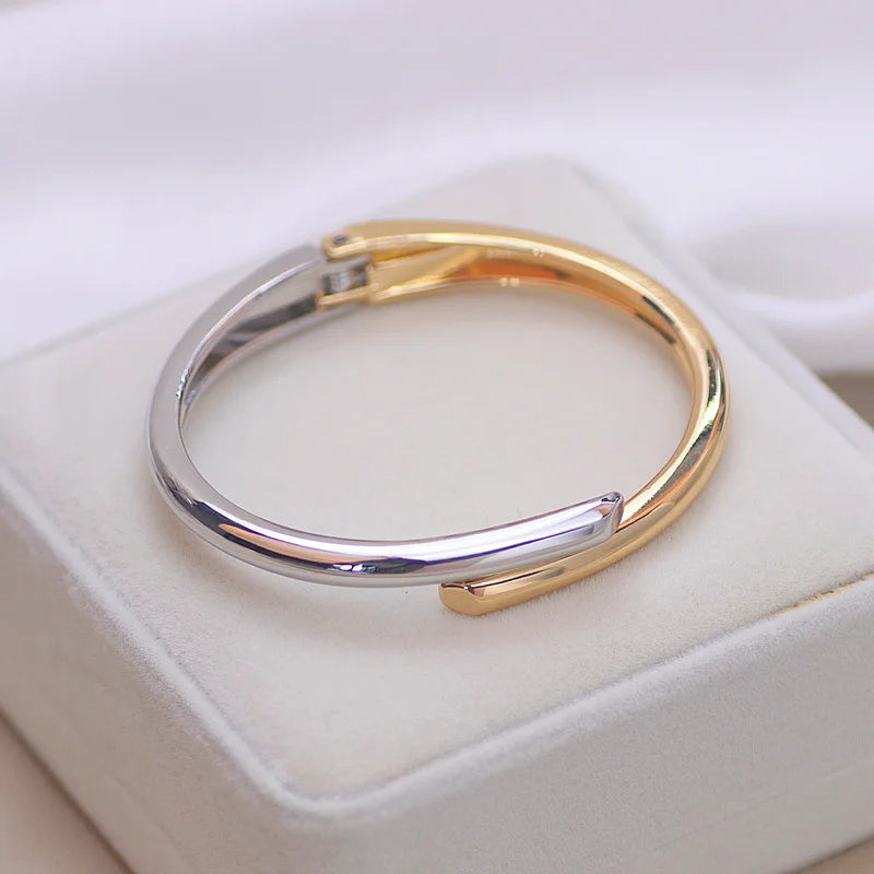 Simple Round Open Bangle