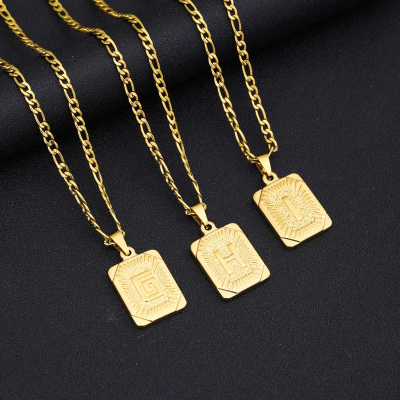 Initial Letter Tarot Necklace