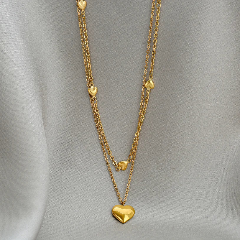 Double Layered Lovers Necklace