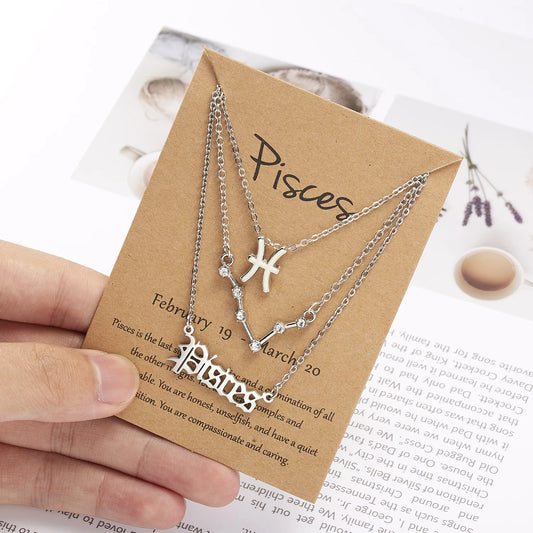 3PC Zodiac Necklaces