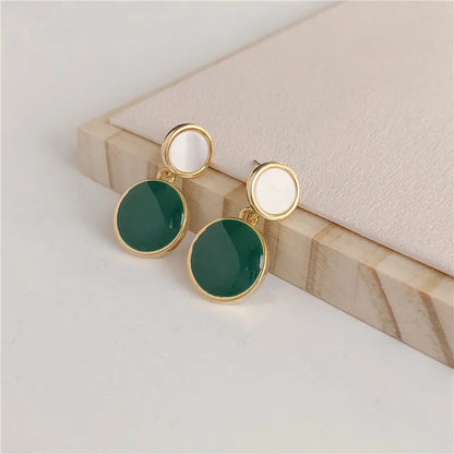 Vintage Enamel Earrings