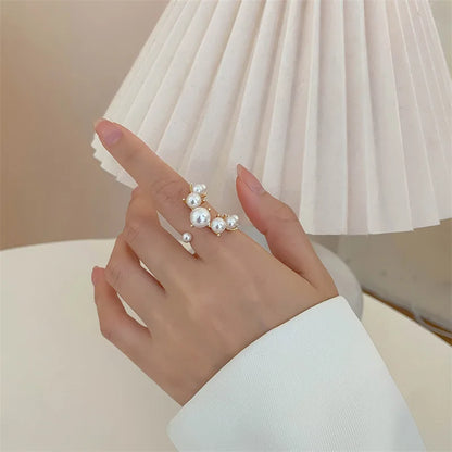 Pearl Cresent Ring