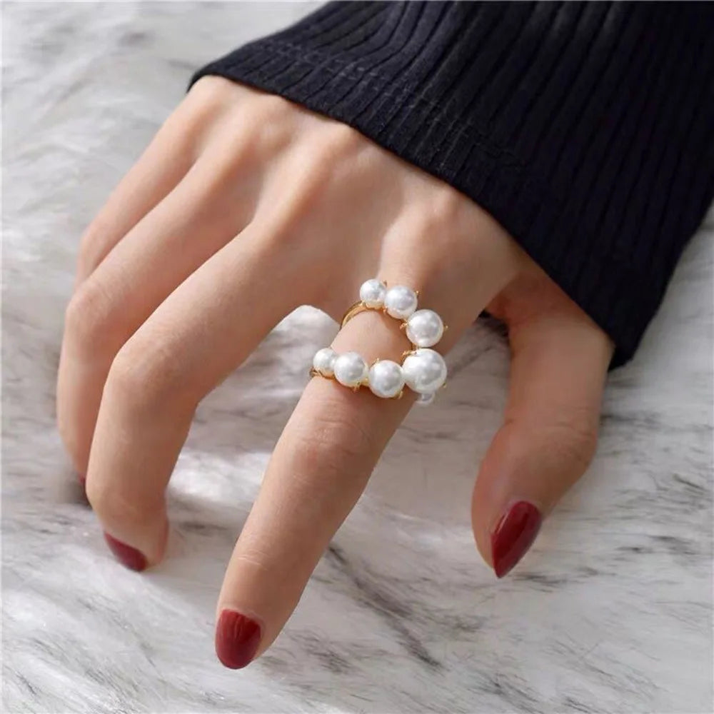 Pearl Cresent Ring