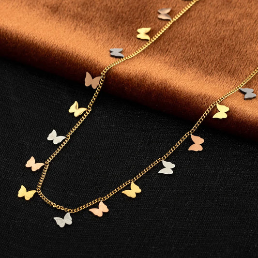 Dainty Butterfly Choker