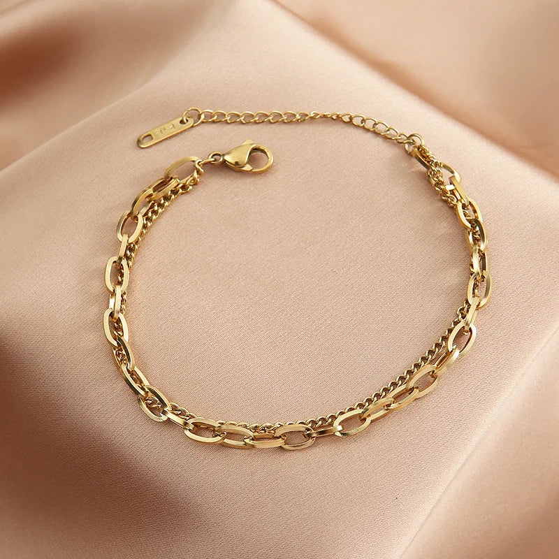 Stylish Multilayer Chain Bracelet