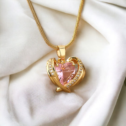 Embraced Heart Necklace