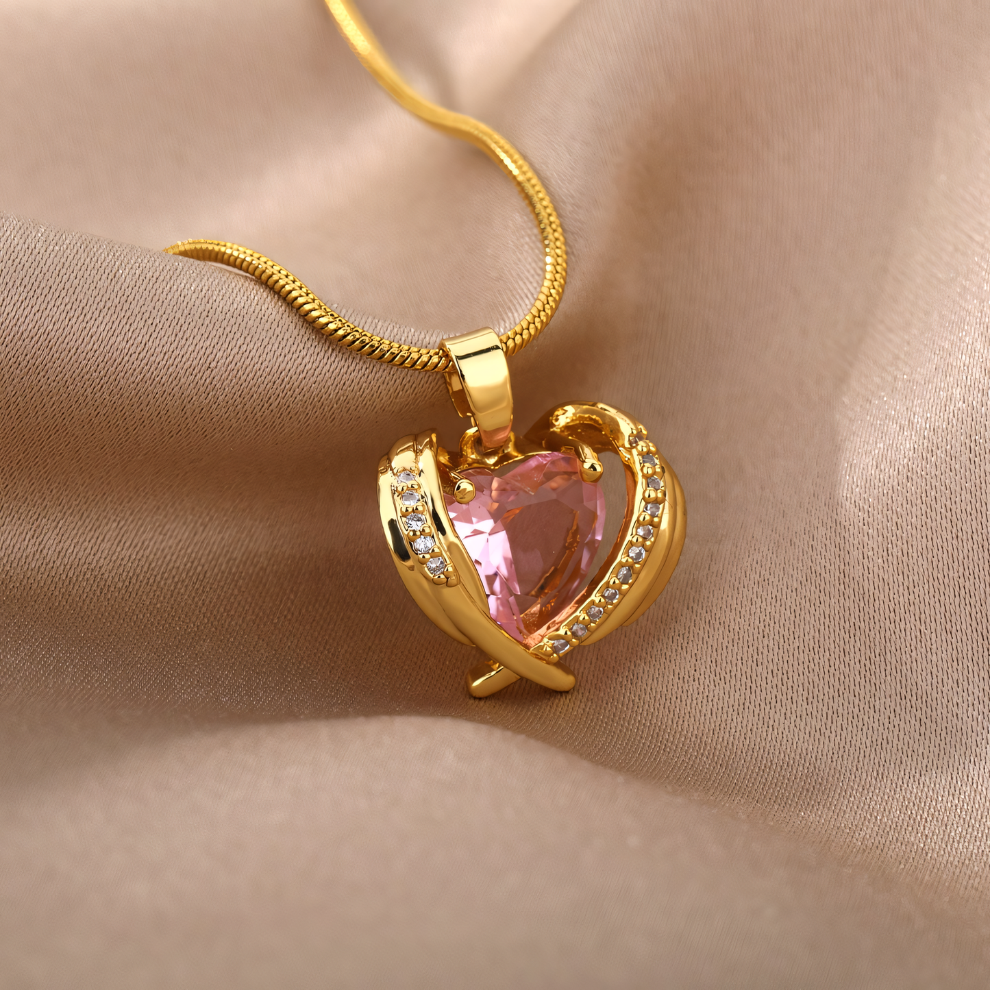 Embraced Heart Necklace