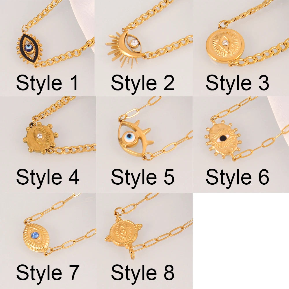 Evil Eye Chain Bracelets