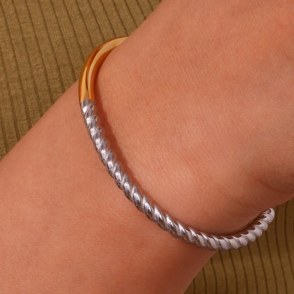 Dual Tone Bangle