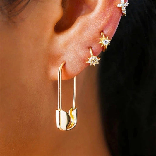 Safety Pin Earring