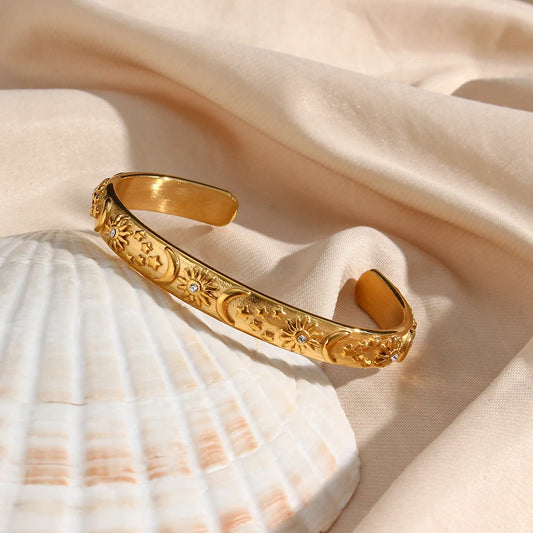 Sun & Moon Bangle