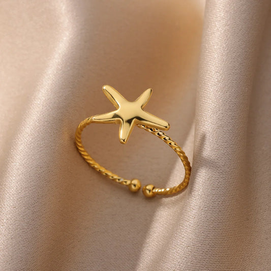 Open Starfish Ring