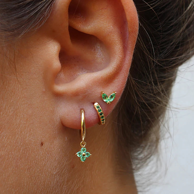 3PC Hoop Earring Set