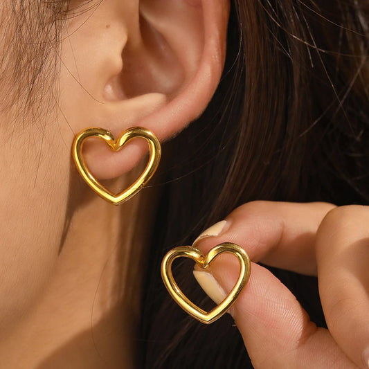 Heart Cutout Earrings