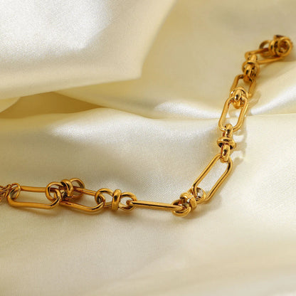 18k Knot Chain Bracelet