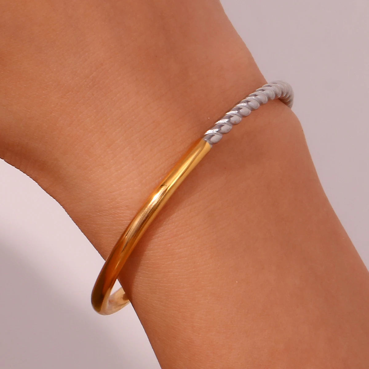 Dual Tone Bangle