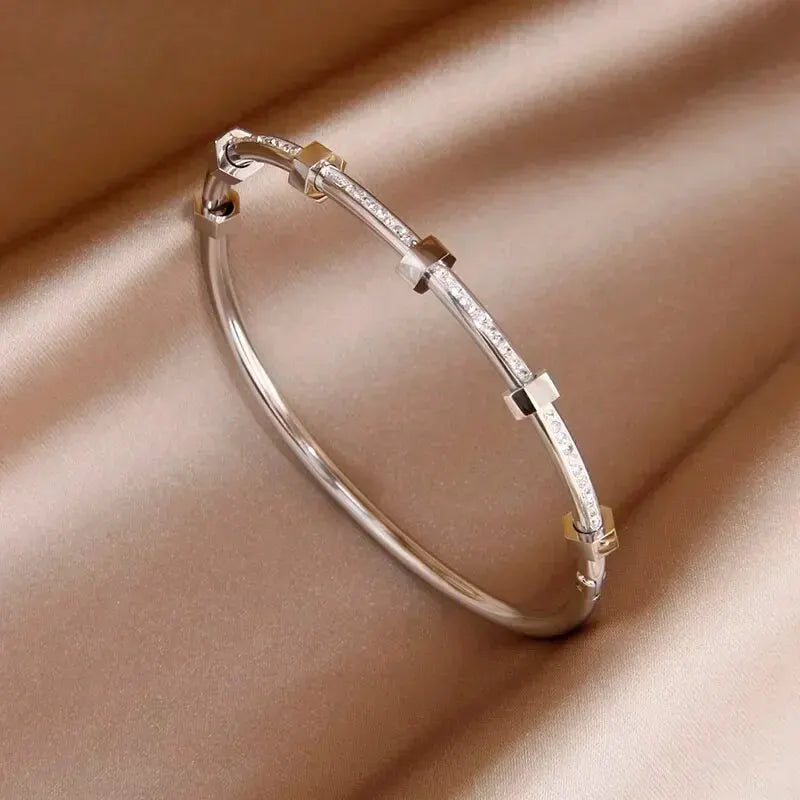 Trendy Crystal Bangles