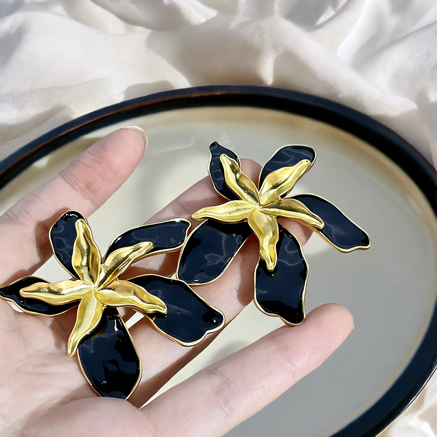 European Style Flower Earrings