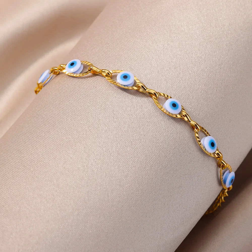 Colorful Evil Eye Charm Bracelets