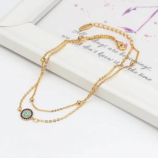 Evil Eye Charm Anklet