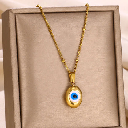 Modern Evil Eye Necklace