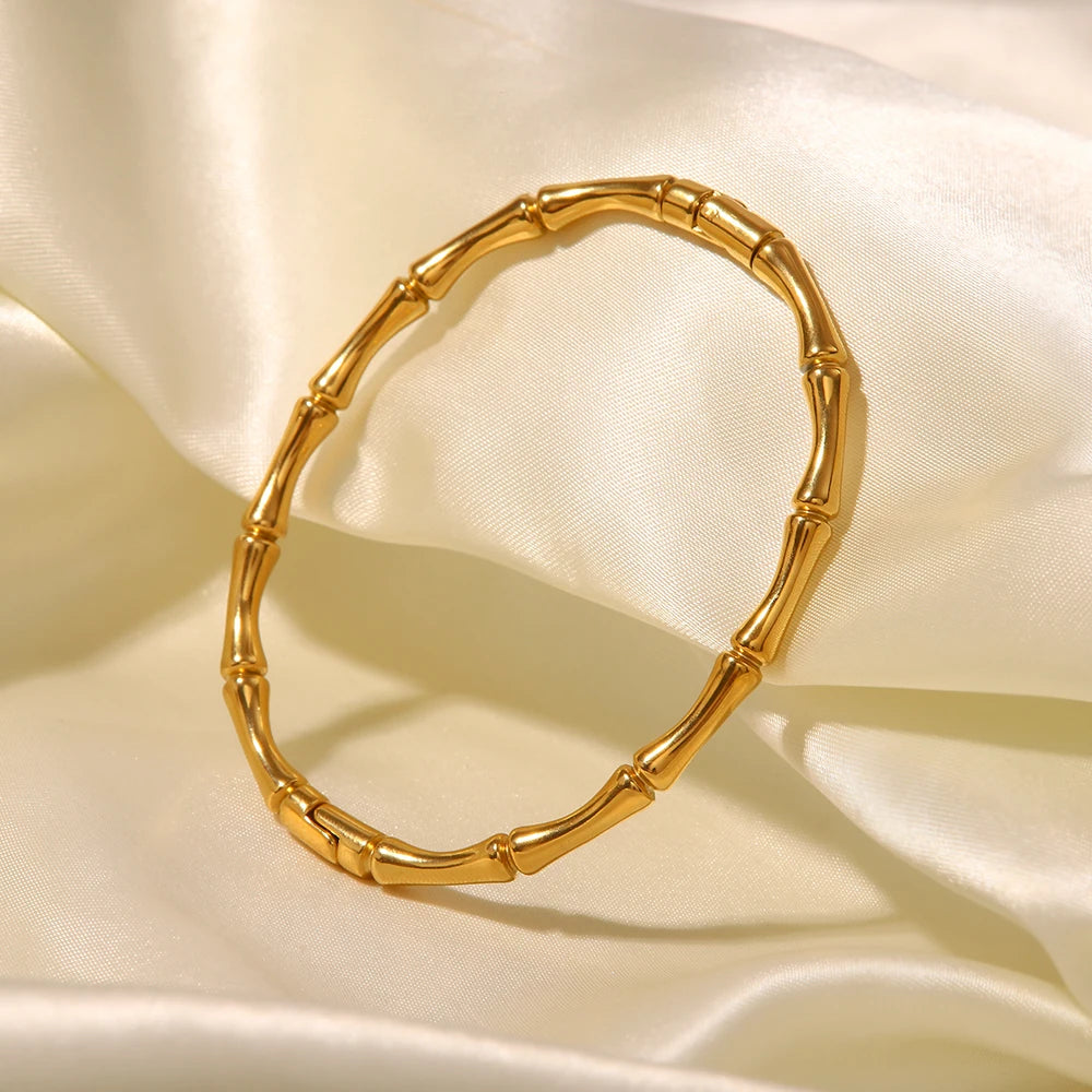 18k Bamboo Cuff