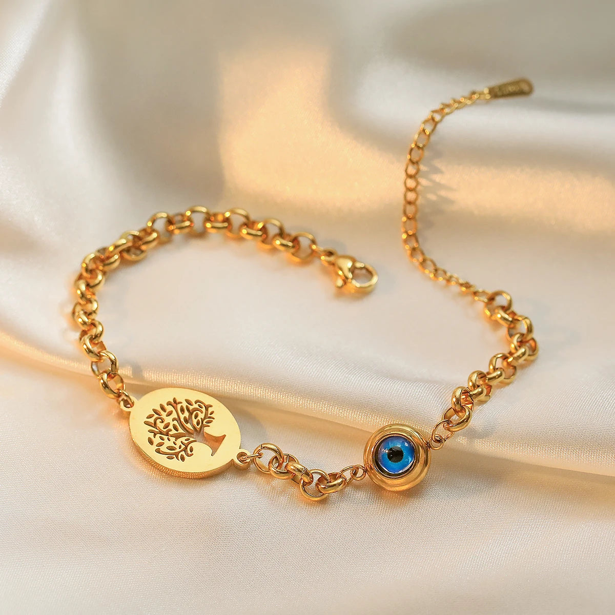 Luxury Evil Eye Chain Bracelets