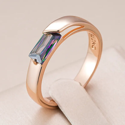 Iridescent Bar Ring