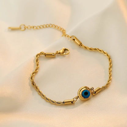 Luxury Evil Eye Chain Bracelets