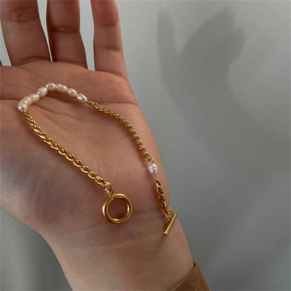 Irregular Pearl Fashion Bracelet