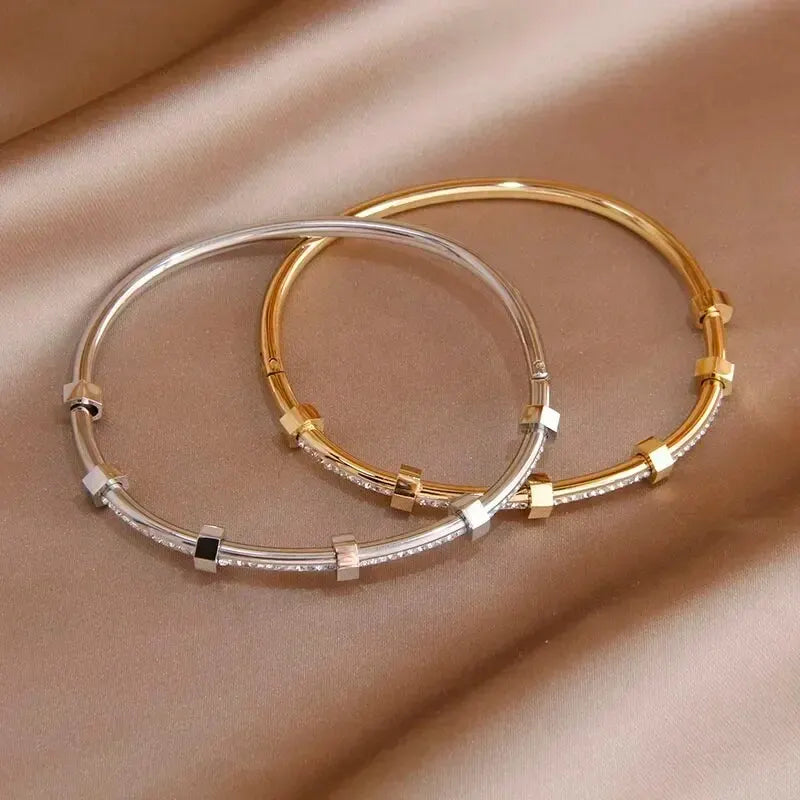 Trendy Crystal Bangles