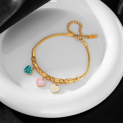 Heart Charm Bracelet