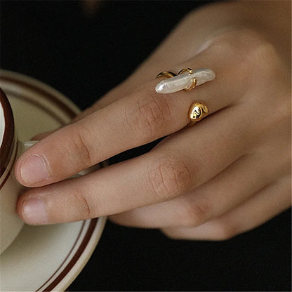 Long Pearl Ring