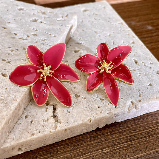 European Style Flower Earrings