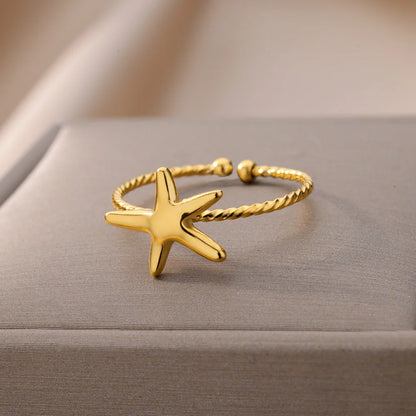 Open Starfish Ring