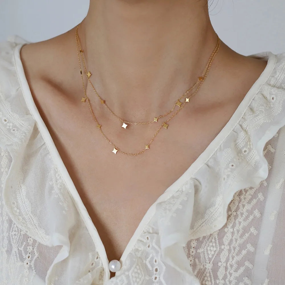 Dainty Stars Necklace