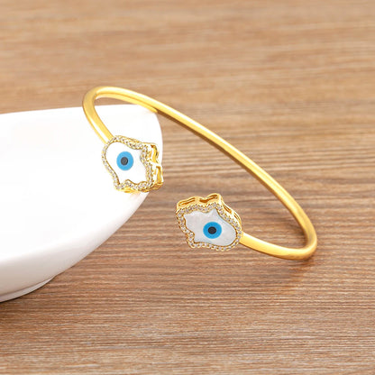 Open Evil Eye Bangles