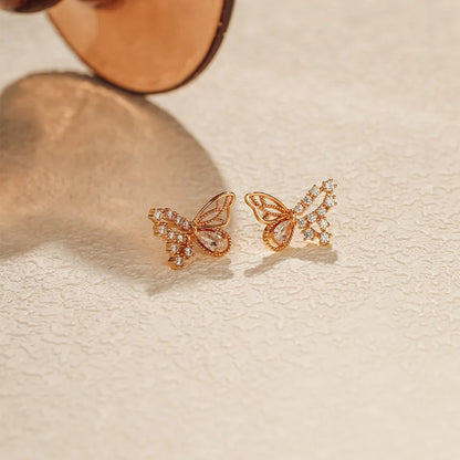 18k Luxe Butterfly Earrings