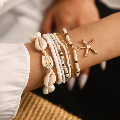 7 PC Stackable Beach Bracelets